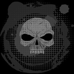 Skull t-shirt desing 3