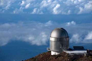 Observatorium auf dem Roque de Los Muchachos, La Palma, Kanaren, Spanien