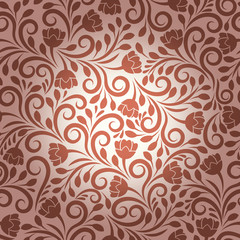 Seamless vector floral pattern