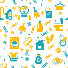 Seamless cleaning pattern