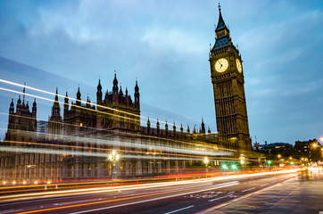 Obraz premium Westminster am Morgen