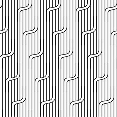 Vector seamless texture. Modern abstract background. The geometric background of the bands.