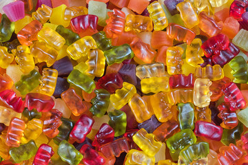 Colourful bubble dessert for backgrounds