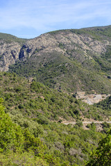 Fototapeta na wymiar Sardinië, berglandschap in het binnenland