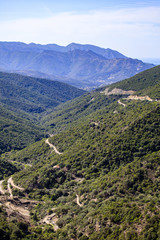 Sardinië, berglandschap bij Arbus
