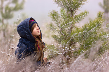  girl in the wood