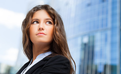 Young woman portrait outdoor