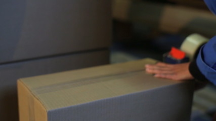 box packing tape - Powered by Adobe