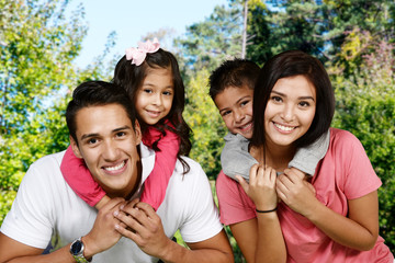 Hispanic Family Together