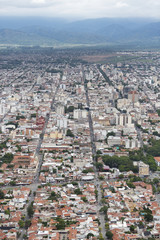 Aerial city view of Salta, Argentina