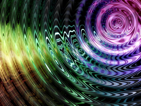 Colorrful Water Ripple Reflection Background