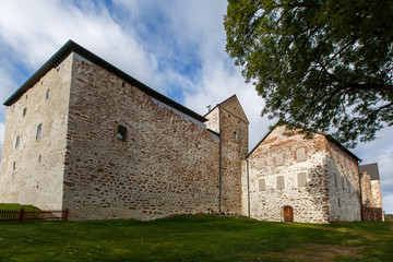 Obraz premium Old castle on Aland Islands, Finland, Kastelholm Castle