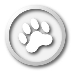 Obraz premium Paw print icon