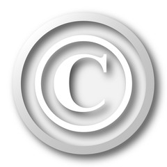 Fototapeta premium Copyright icon
