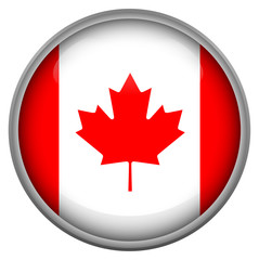 Badge with flag of Canada