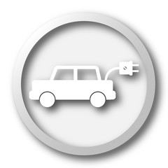 Electric car icon
