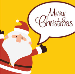 Merry christmas colorful card