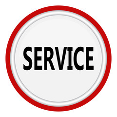 Vector icon with the word SERVICE