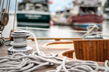 Obraz premium Sailing Cowichan Bay BC Canada III
