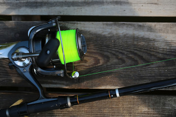  Fishing spinning rod and reel