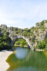 Fototapeta na wymiar Pont D'Arc (Ardèche)