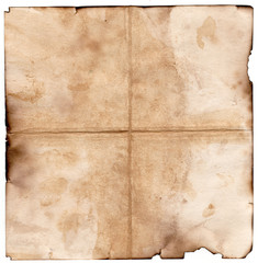 Vintage aged old paper. Original background or texture.