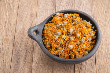 Flor de caléndula - Calendula officinalis