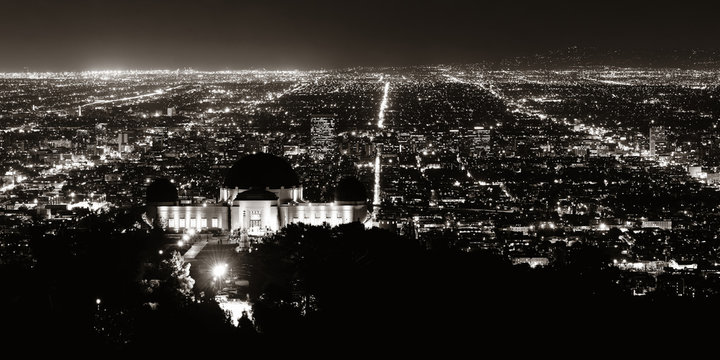 Fototapeta Los Angeles at night