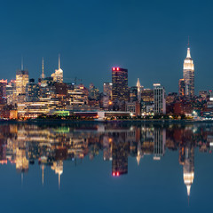 Fototapeta na wymiar Midtown Manhattan skyline