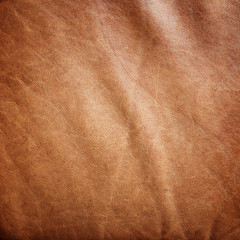 vintage brown leather texture which may be used as background - 94107443