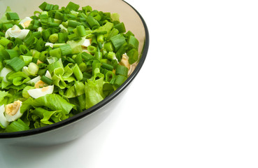vegetable salad in a dish