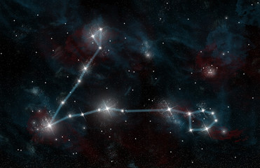 The Constellation of Pisces the Fish - 94109243