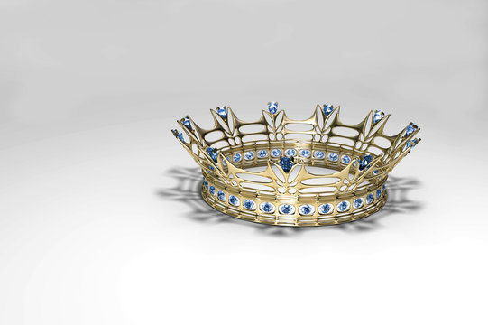 Princess Crown
An Ornate Gold Crown Set With Sparkling Blue Sapphires - Fit For A Princess Or Fairy.
Original Design, Created With Blender.