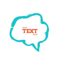 Text bubble vector illustration