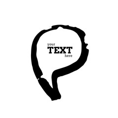 Text bubble vector illustration
