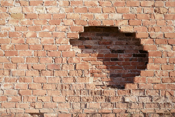 old grunge brick wall