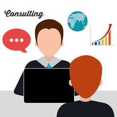 Business consulting design.