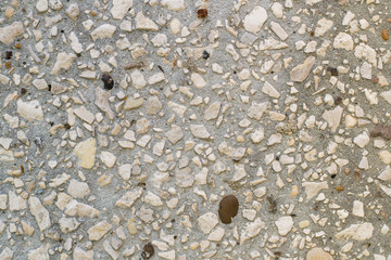 the surface of small stones