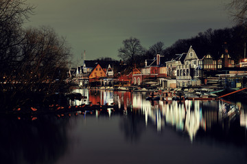 Fototapeta premium Boathouse Row