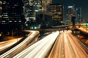 Fototapeta na wymiar Los Angeles at night