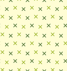 Vintage Seamless Pattern with Crosses