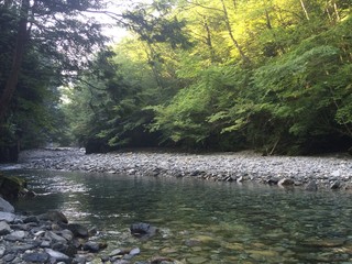 裏木曽の清流