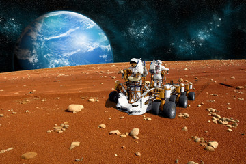 Two Man Rover - Elements of this image furnished by NASA - 94117445