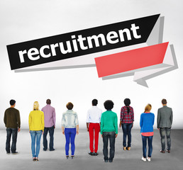 Recruitment Hiring Career Human Resources Concept