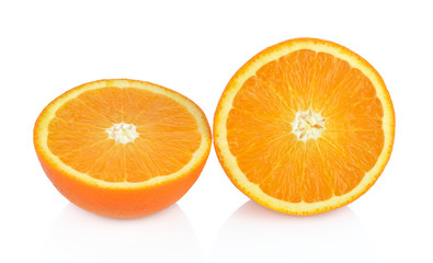 Tangerines isolated on white background
