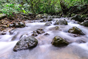 Krok E Dok waterfall in national park, Saraburi Thailand.