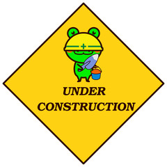 工事中の動物シリーズ