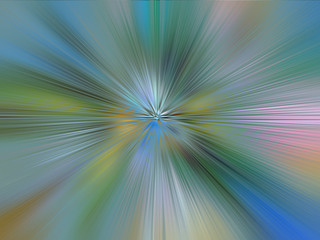 Radial abstract blue background