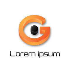 Obraz premium 3d G logo