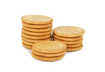 Biscuits isolated on white background